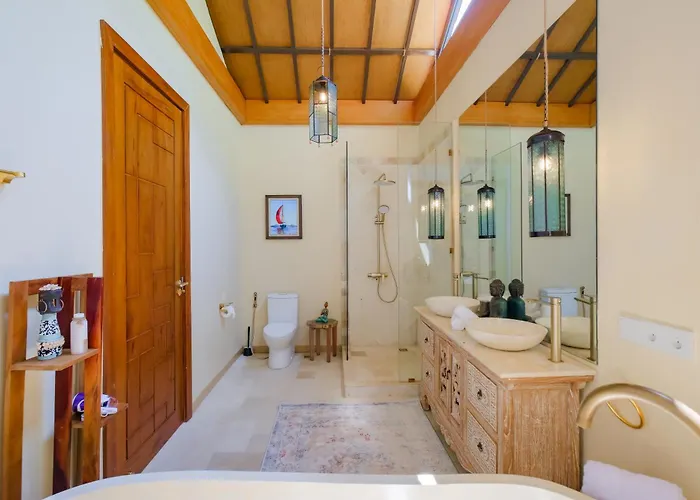 别墅 Warm Minimalist 1 Bedroom With Private Pool For A Relaxing