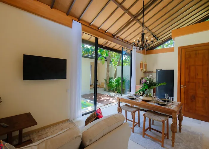 别墅 Warm Minimalist 1 Bedroom With Private Pool For A Relaxing 金巴兰