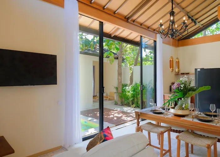 别墅 Warm Minimalist 1 Bedroom With Private Pool For A Relaxing
